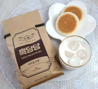 OOH 아티초크 흑당 미숫가루, 흑당당 — 4.5점을 준 리뷰어가 2020년 4월 올린 사용 사진