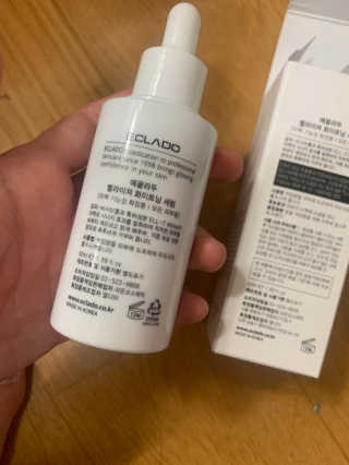 ECLADO 에끌라두 멜라이져 화이트닝 세럼 — 5점을 준 리뷰어가 2020년 10월 올린 사용 사진