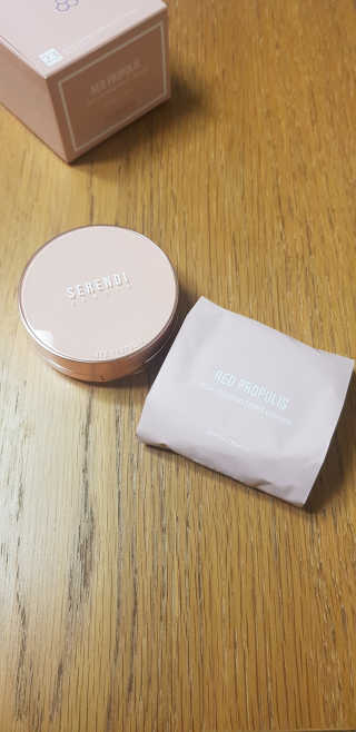 세렌디뷰티 레드 프로폴리스 하이 커버링 트리플 쿠션 — 4.5점을 준 리뷰어가 2020년 9월 올린 사용 사진