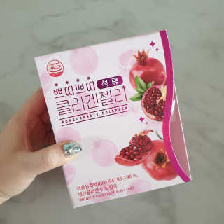 헬스업_쁘띠쁘띠석류콜라겐젤리_20g x 14포 — 5점을 준 리뷰어가 2020년 8월 올린 사용 사진