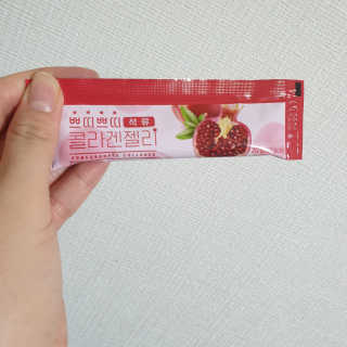 헬스업_쁘띠쁘띠석류콜라겐젤리_20g x 14포 — 5점을 준 리뷰어가 2020년 11월 올린 사용 사진