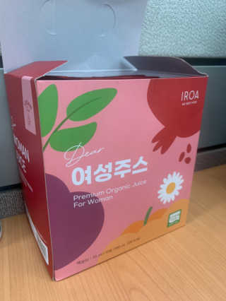 이로아 디어 여성주스_10포 — 5점을 준 리뷰어가 2020년 10월 올린 사용 사진