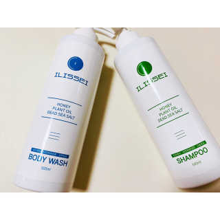 일리세이 허니 샴푸 500ml + 허니 바디워시 500ml 세트 — 5점을 준 리뷰어가 2020년 4월 올린 사용 사진