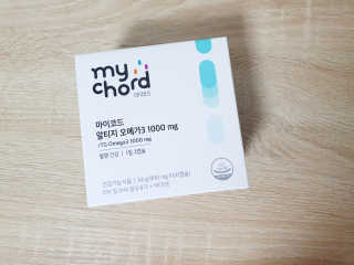 JW중외제약 마이코드 알티지 오메가3 1000 mg — 4점을 준 리뷰어가 2020년 8월 올린 사용 사진