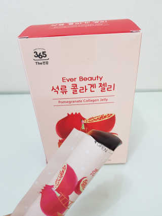 365더건강 에버뷰티 석류콜라겐 젤리 — 4점을 준 리뷰어가 2020년 6월 올린 사용 사진