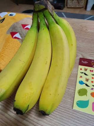 [스미후루] 감숙왕 바나나 1팩 1.3kg + 담요 + 스티커 — 5점을 준 리뷰어가 2020년 10월 올린 사용 사진