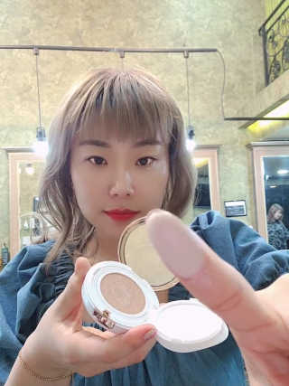 디어벨르 크림쿠션 DEAR BELLE CREAM COUSION — 5점을 준 리뷰어가 2020년 8월 올린 사용 사진