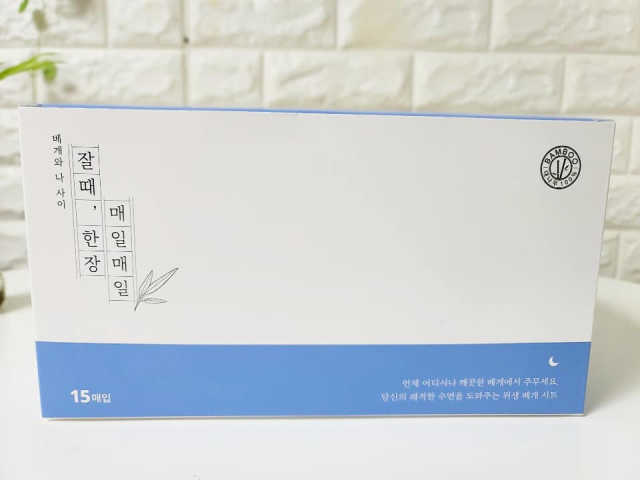 매일 새 베개에서 주무세요 - 잘때한장 매일매일 15매입 리뷰 사진