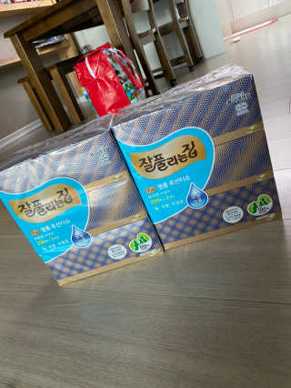 잘풀리는집 부드러운 모이스처 보습 미용 티슈 230매 — 5점을 준 리뷰어가 2020년 9월 올린 사용 사진
