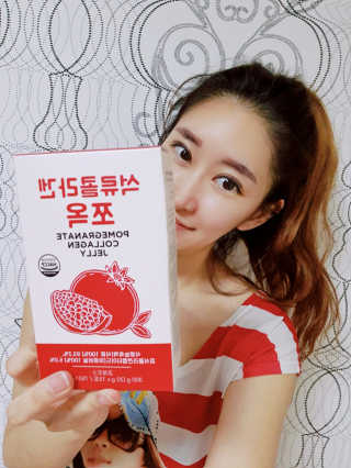 조은약초 석류콜라겐 석류즙 석류쪼옥 젤리 스틱 15포 x 20g — 5점을 준 리뷰어가 2020년 7월 올린 사용 사진