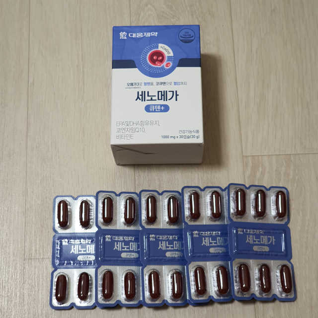 [대웅제약] 혈행, 혈압건강을 위한 선택 세노메가큐텐+ 리뷰 사진