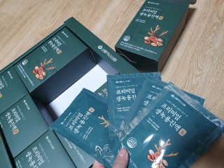 서울약사신협 약사신협_생녹용 진액_70ml x 30포 — 4.5점을 준 리뷰어가 2020년 9월 올린 사용 사진