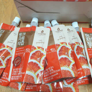 자연에온 핑크 자몽 착즙 100mL 10개입 2BOX — 4.5점을 준 리뷰어가 2020년 11월 올린 사용 사진