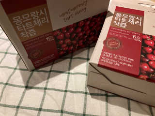 자연에온 몽모랑시 타트체리 착즙 100mL 10개입 2BOX — 5점을 준 리뷰어가 2020년 11월 올린 사용 사진
