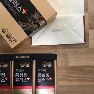 서울약사신협_투데이홍삼정플러스스틱_10g x 30포 — 5점을 준 리뷰어가 2020년 11월 올린 사용 사진
