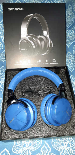SEVIZ Bluetooth Headphones 10 3color — 5점을 준 리뷰어가 2020년 5월 올린 사용 사진