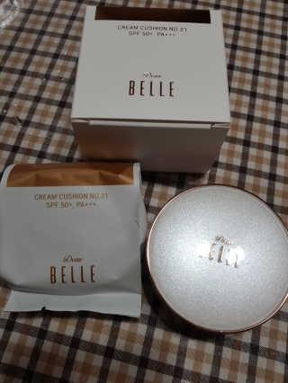 디어벨르 크림쿠션 DEAR BELLE CREAM COUSION — 4점을 준 리뷰어가 2020년 8월 올린 사용 사진