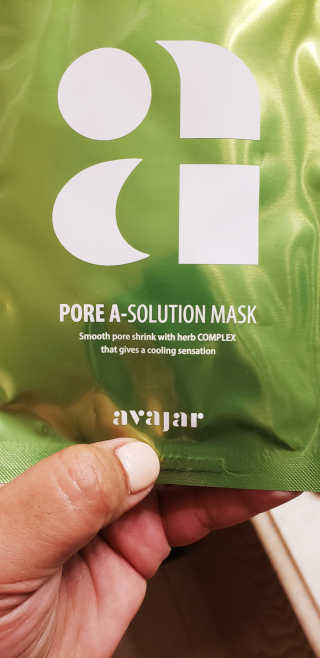Avajar A-Solution 마스크 — 5점을 준 리뷰어가 2020년 11월 올린 사용 사진