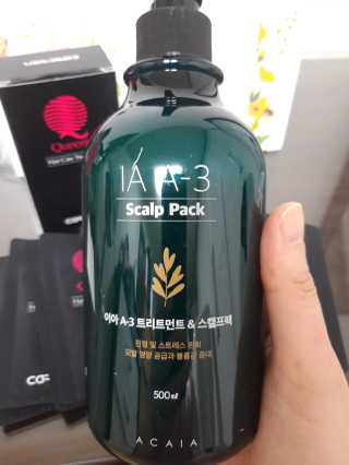 아카이아 이아 A3 헤어스캘프팩 500ml — 5점을 준 리뷰어가 2020년 6월 올린 사용 사진