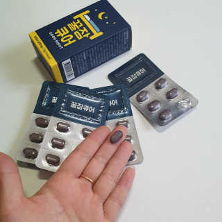 조은약초 꿀잠큐어 제주 감태추출물 감태정 600mg — 4점을 준 리뷰어가 2020년 6월 올린 사용 사진
