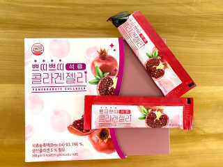 헬스업_쁘띠쁘띠석류콜라겐젤리_20g x 14포 — 5점을 준 리뷰어가 2020년 10월 올린 사용 사진