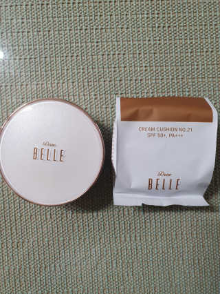 디어벨르 크림쿠션 DEAR BELLE CREAM COUSION — 3.5점을 준 리뷰어가 2020년 8월 올린 사용 사진