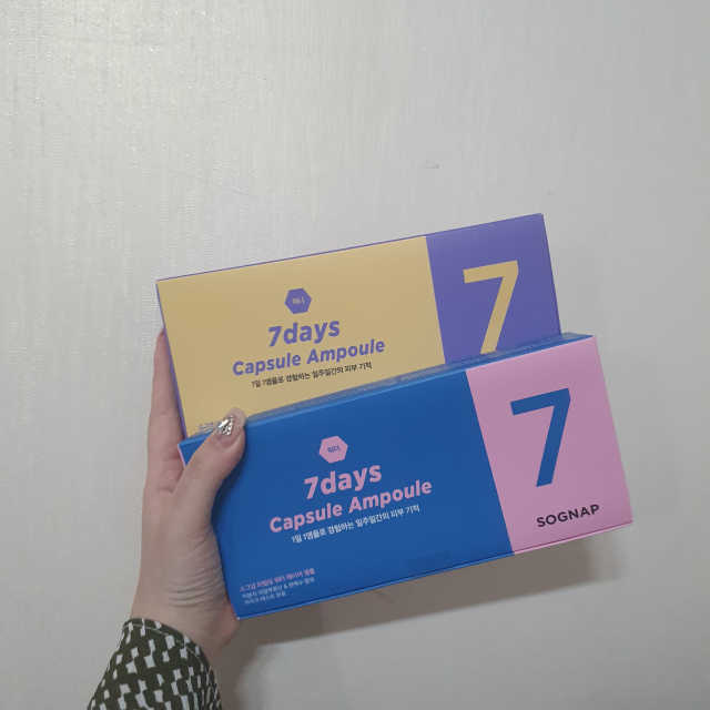[소그냅] 세븐데이즈 캡슐 앰플 2종 리뷰 사진