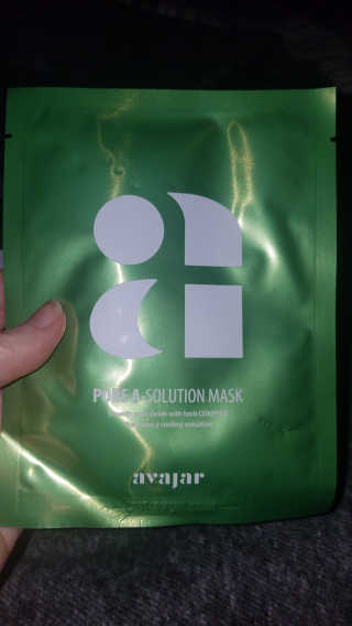 Avajar A-Solution 마스크 — 5점을 준 리뷰어가 2020년 10월 올린 사용 사진