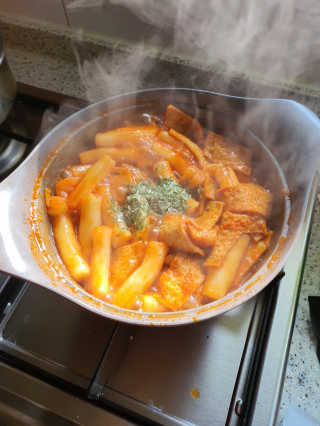화곡미담 옛날 떡볶이 — 5점을 준 리뷰어가 2020년 4월 올린 사용 사진