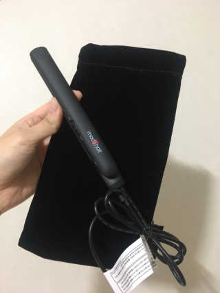 모즈헤어 휴대용 미니 고데기 — 5점을 준 리뷰어가 2020년 11월 올린 사용 사진