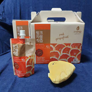 자연에온 핑크 자몽 착즙 100mL 10개입 2BOX — 5점을 준 리뷰어가 2020년 11월 올린 사용 사진