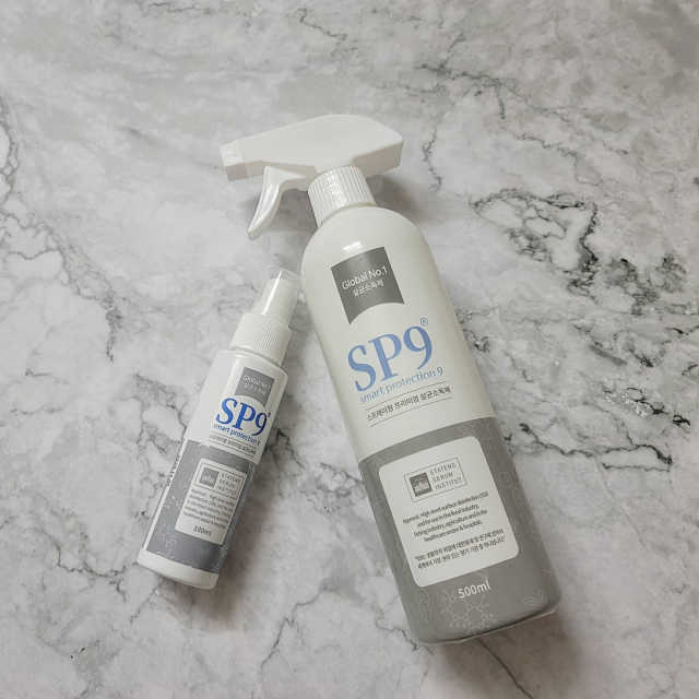 SP9 스프레이형 프리미엄 살균소독제 500ml+100ml 리뷰 사진