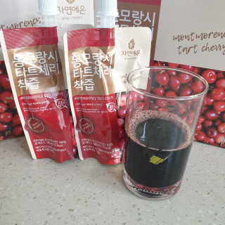 자연에온 몽모랑시 타트체리 착즙 100mL 10개입 2BOX — 5점을 준 리뷰어가 2020년 11월 올린 사용 사진