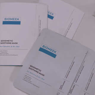 바이오믹 BIOMEEK SENSIMETIC SOOTHING MASK.S — 5점을 준 리뷰어가 2020년 6월 올린 사용 사진