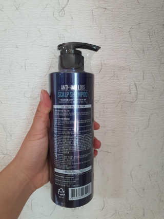 다슈코리아 다슈 데일리 단백질 한방 두피 골드 샴푸 500ml — 5점을 준 리뷰어가 2020년 4월 올린 사용 사진
