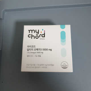 JW중외제약 마이코드 알티지 오메가3 1000 mg — 5점을 준 리뷰어가 2020년 9월 올린 사용 사진