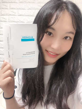 바이오믹 BIOMEEK SENSIMETIC SOOTHING MASK.S — 5점을 준 리뷰어가 2020년 6월 올린 사용 사진