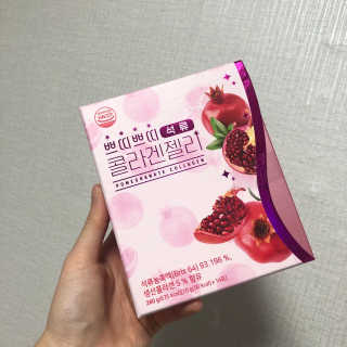 헬스업_쁘띠쁘띠석류콜라겐젤리_20g x 14포 — 5점을 준 리뷰어가 2020년 10월 올린 사용 사진