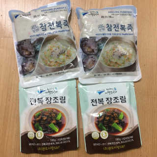 바다는다웰빙이다 완도사랑 전복죽 250g - 2팩 + 전복장조림 2팩 — 5점을 준 리뷰어가 2020년 10월 올린 사용 사진