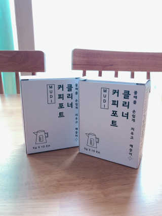 무디메이드 MUDI 커피포트 클리너 2세트 — 5점을 준 리뷰어가 2020년 6월 올린 사용 사진