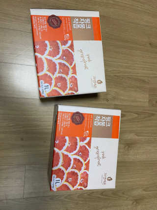 자연에온 핑크 자몽 착즙 100mL 10개입 2BOX — 5점을 준 리뷰어가 2020년 11월 올린 사용 사진