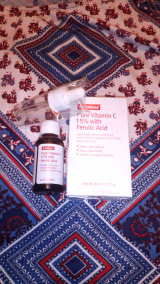 Wishtrend 순수 비타민 C 15 함유 Ferulic Acid — 5점을 준 리뷰어가 2020년 6월 올린 사용 사진