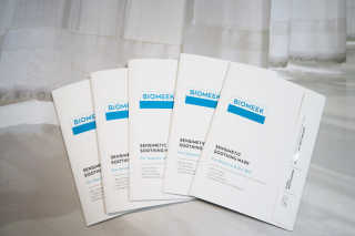 바이오믹 BIOMEEK SENSIMETIC SOOTHING MASK.S — 4점을 준 리뷰어가 2020년 7월 올린 사용 사진