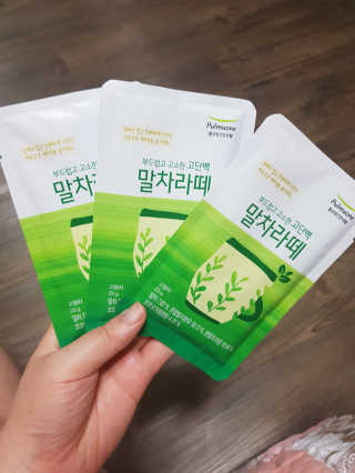 [풀무원건강생활] 말차라떼 — 5점을 준 리뷰어가 2020년 6월 올린 사용 사진