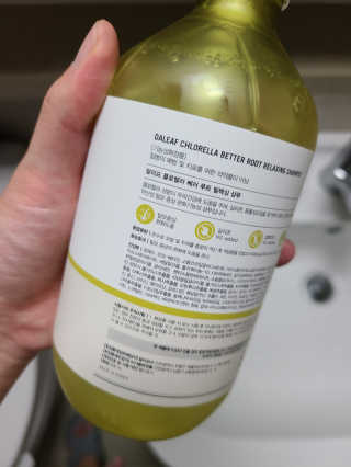 달리프 클로렐라 베러 루트 릴렉싱 샴푸 500ml — 4점을 준 리뷰어가 2020년 11월 올린 사용 사진