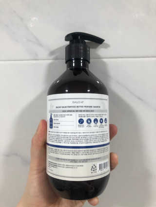달리프 베러 퍼퓸 샴푸 1000ml 레이니데이 or 일랑로즈 — 4점을 준 리뷰어가 2020년 4월 올린 사용 사진