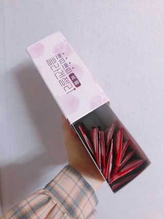 헬스업_쁘띠쁘띠석류콜라겐젤리_20g x 14포 — 5점을 준 리뷰어가 2020년 12월 올린 사용 사진