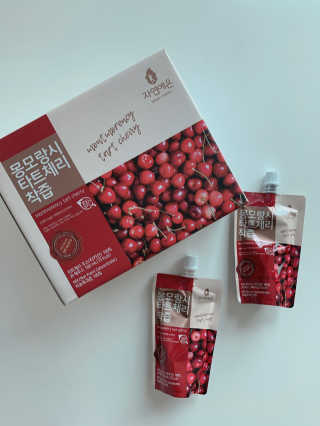 자연에온 몽모랑시 타트체리 착즙 100mL 10개입 2BOX — 4점을 준 리뷰어가 2020년 10월 올린 사용 사진