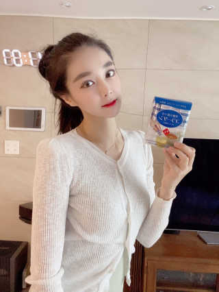 하나마이 100 프로 저분자 피쉬콜라겐 — 5점을 준 리뷰어가 2020년 6월 올린 사용 사진
