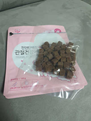My Pet Care 천연단백질 관절건강에 개좋아 — 5점을 준 리뷰어가 2020년 12월 올린 사용 사진